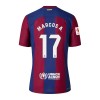 Original Trikotsatz FC Barcelona Marcos A. 17 Heimtrikot 2023-24 Für Kinder